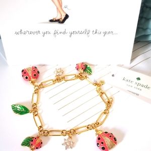 Kate Spade Ladybug Charm Bracelet